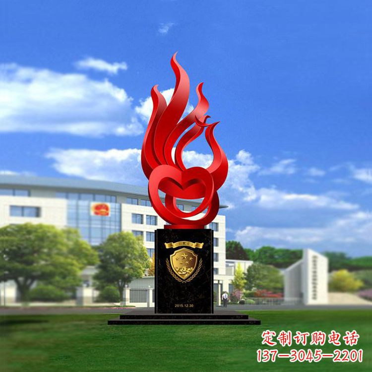哈尔滨公园凤凰雕塑不锈钢景观雕塑