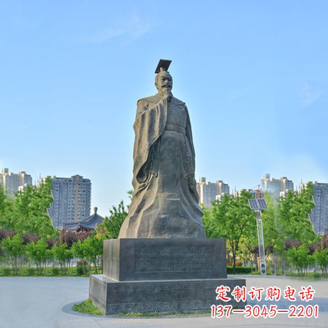 哈尔滨荣耀隋文帝 杨坚青石雕塑