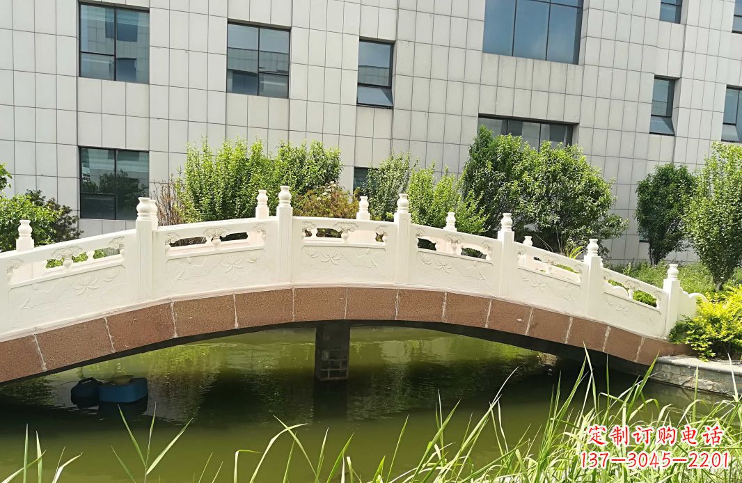 哈尔滨手工制作的汉白玉石拱桥雕塑