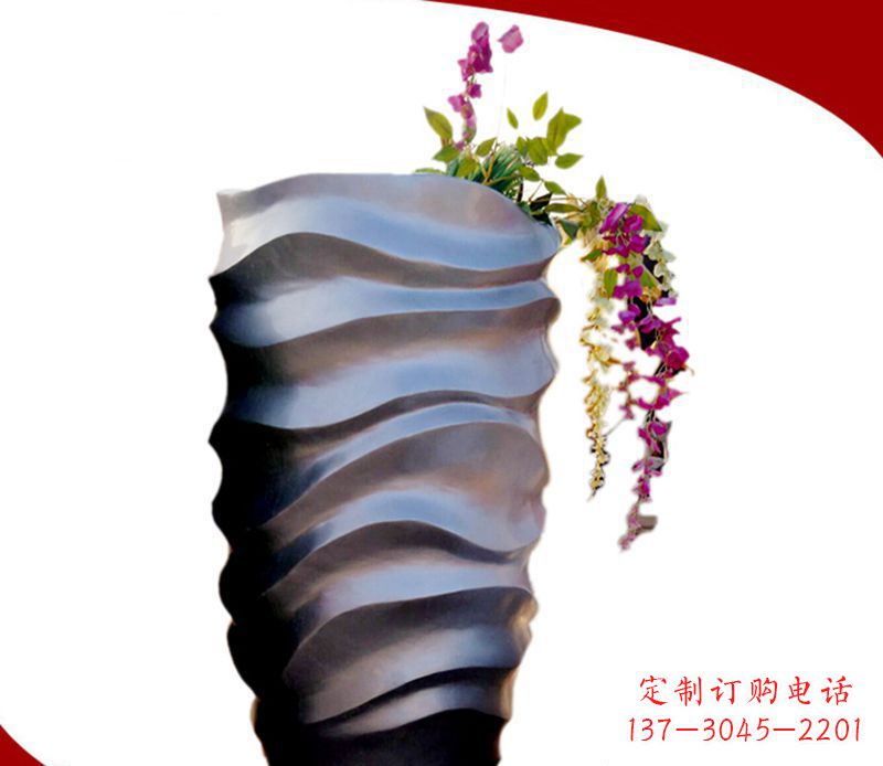哈尔滨领雕塑花盆景观雕塑