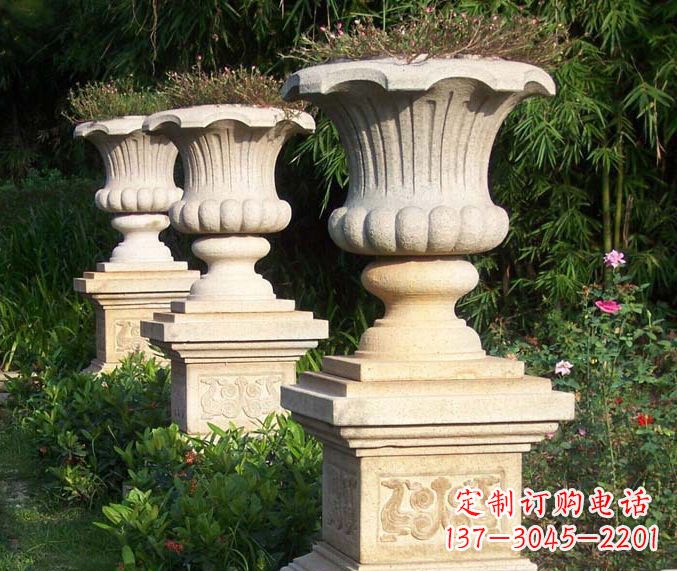 哈尔滨高质量大理石花盆石雕