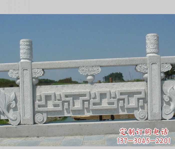 哈尔滨公园景观大理石栏板雕塑