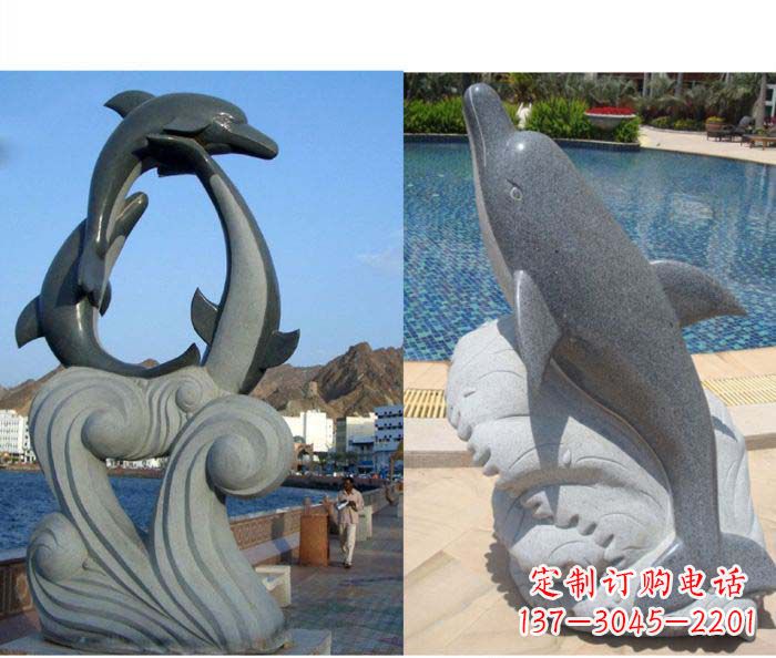 哈尔滨艺术精细 海豚雕塑
