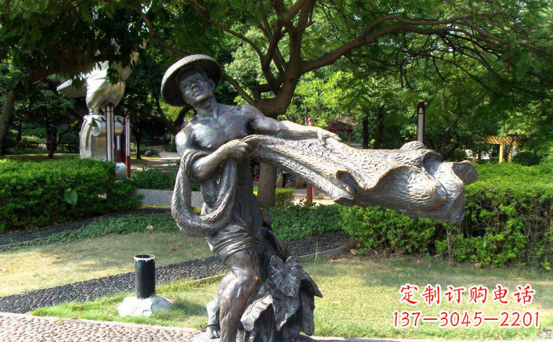 哈尔滨渔民铜雕—— 带您体验渔夫传统文化