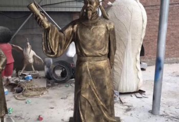 哈尔滨龙韵铜雕——歌颂古代大文豪李白
