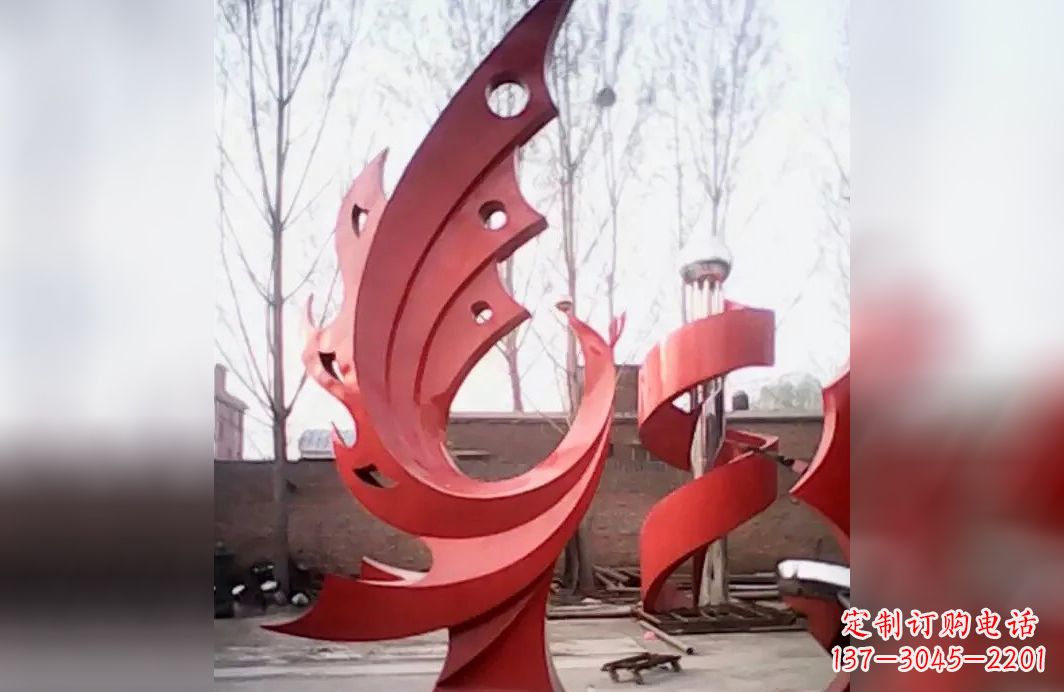 哈尔滨中领雕塑凤凰抽象不锈钢雕塑