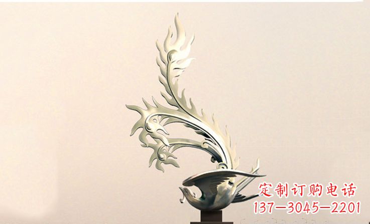 哈尔滨精致的不锈钢凤凰雕塑