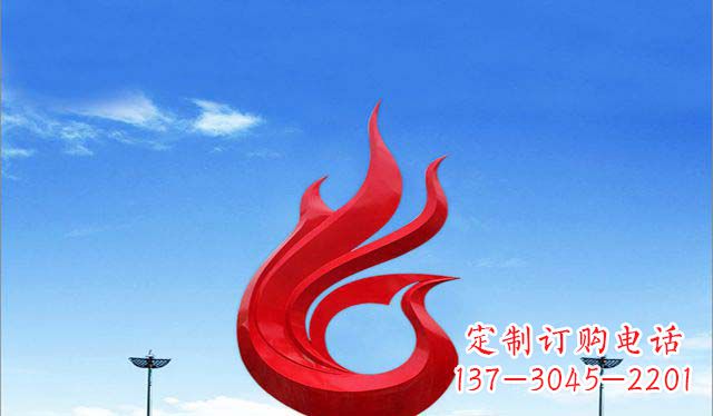 哈尔滨优雅定制,高贵不锈钢凤凰雕塑