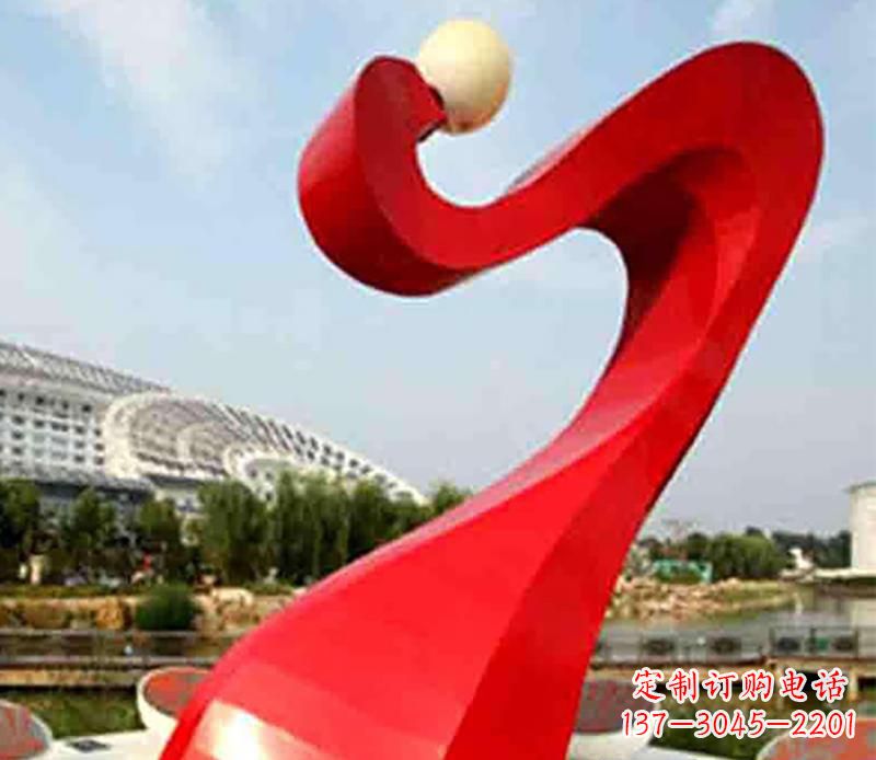 哈尔滨不锈钢飘带景观雕塑,重新定义型格空间