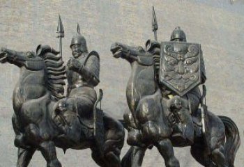 哈尔滨中领雕塑推出的将军铜雕以古代将军的形象为…