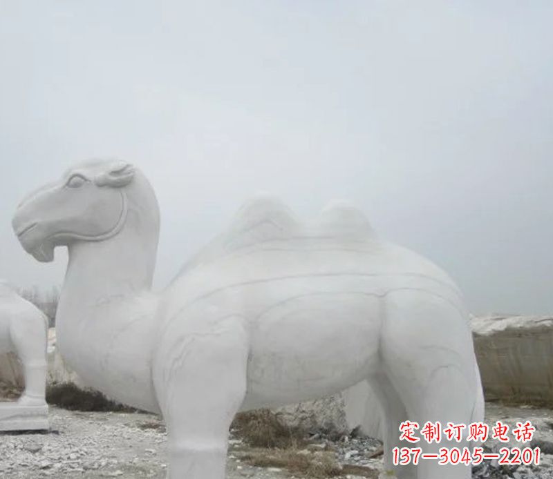 哈尔滨汉白玉骆驼石雕