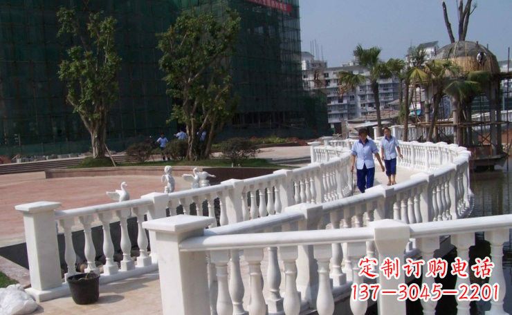 哈尔滨汉白玉欧式栏杆雕塑