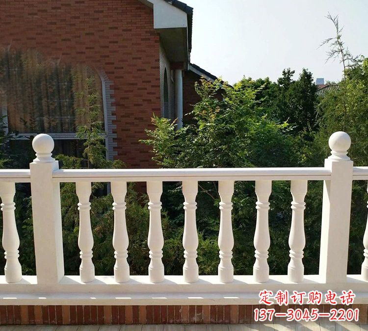 哈尔滨汉白玉欧式栏杆石雕