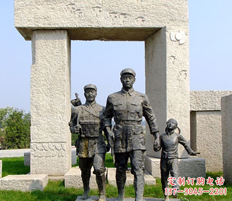 哈尔滨红军公园雕塑,精致而独特