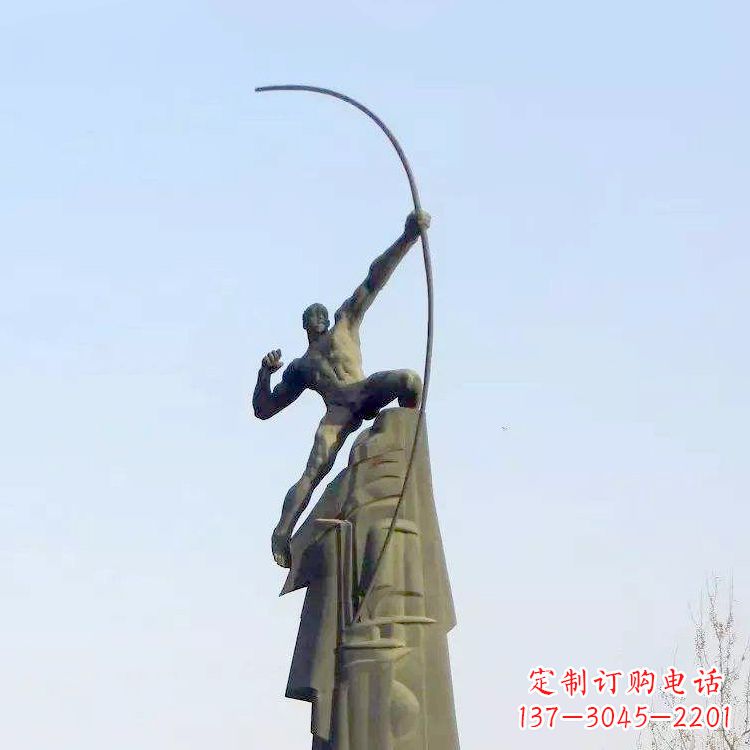 哈尔滨精美雕塑,品质保证——后羿雕塑