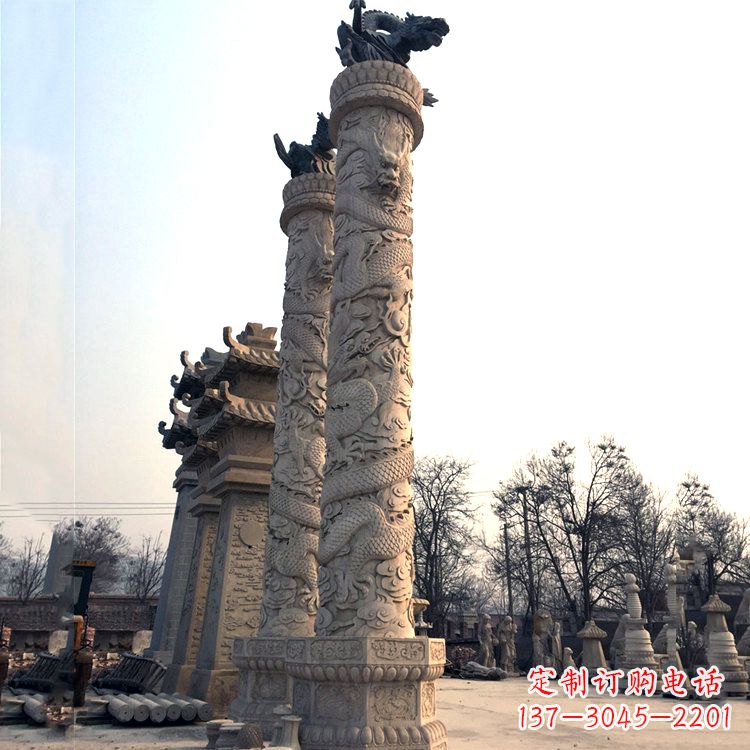 哈尔滨华表柱石雕