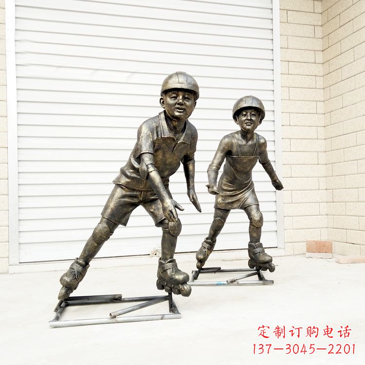 哈尔滨中领雕塑:仿铜小孩雕塑
