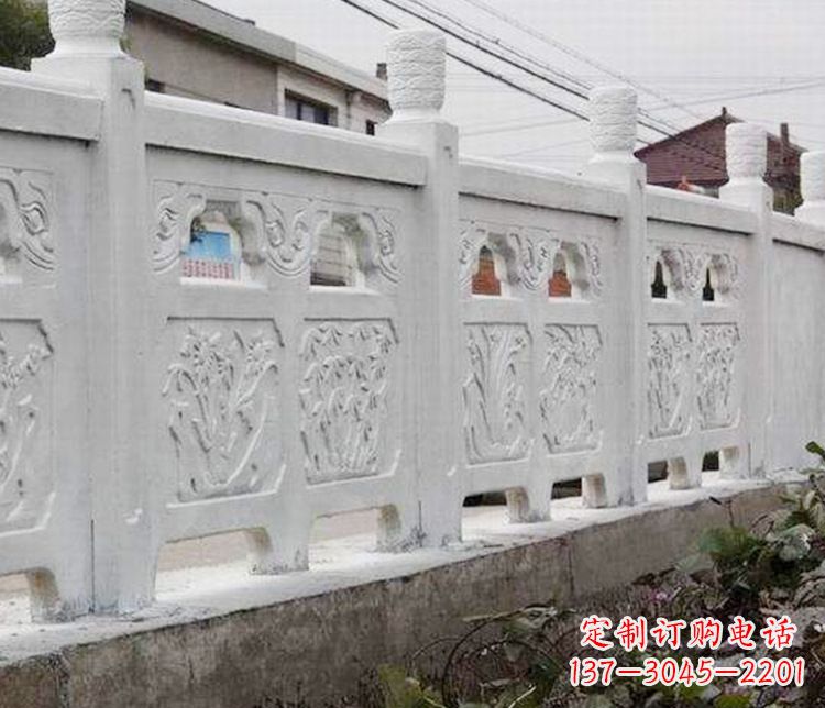 哈尔滨优雅大理石栏板雕塑