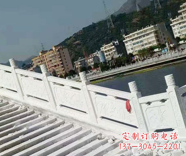 哈尔滨山东汉白玉栏板石雕