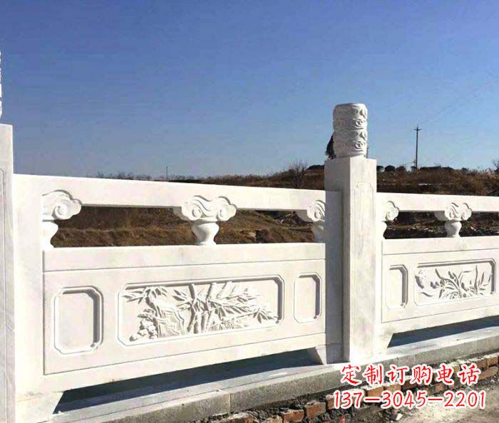 哈尔滨泰安中领雕塑汉白玉石浮雕栏板