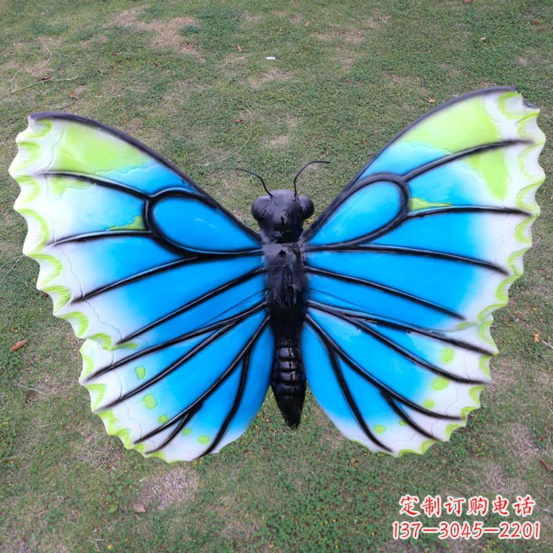 哈尔滨全新设计的蝴蝶雕塑仿真摆件
