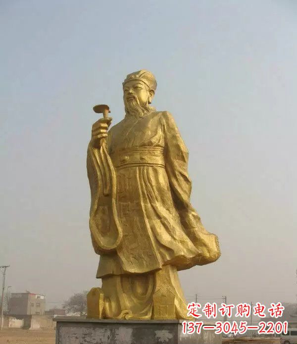哈尔滨精美绝伦的李时珍铜雕