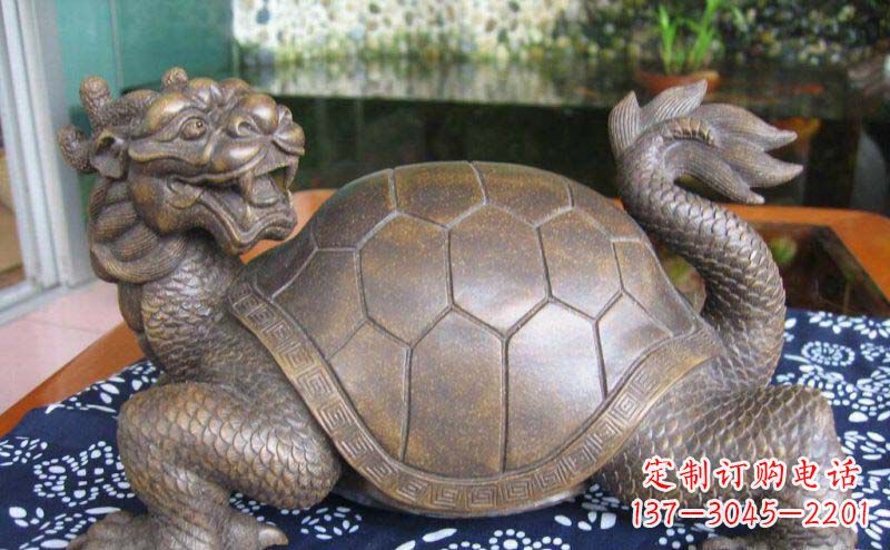 哈尔滨龙龟古代神兽铜雕
