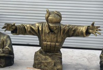 哈尔滨黄继光铜雕是由中领雕塑定制的精致作品。中…