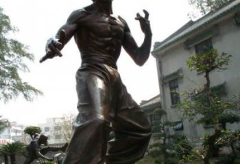 哈尔滨专业定制李小龙铜雕