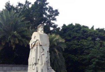 哈尔滨林则徐石雕塑，融合古典韵味与现代气息
