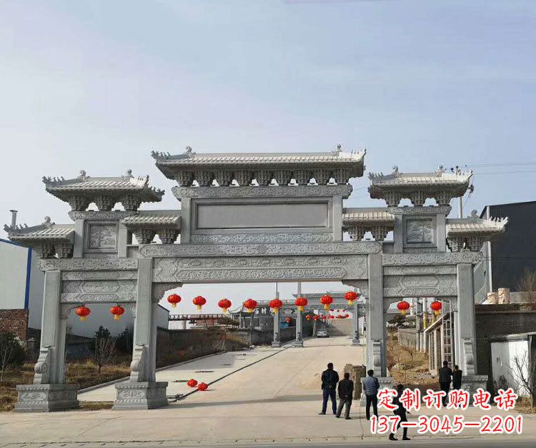 哈尔滨牌楼牌楼石雕