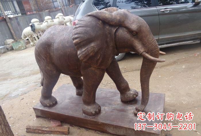 哈尔滨企业大象铜雕