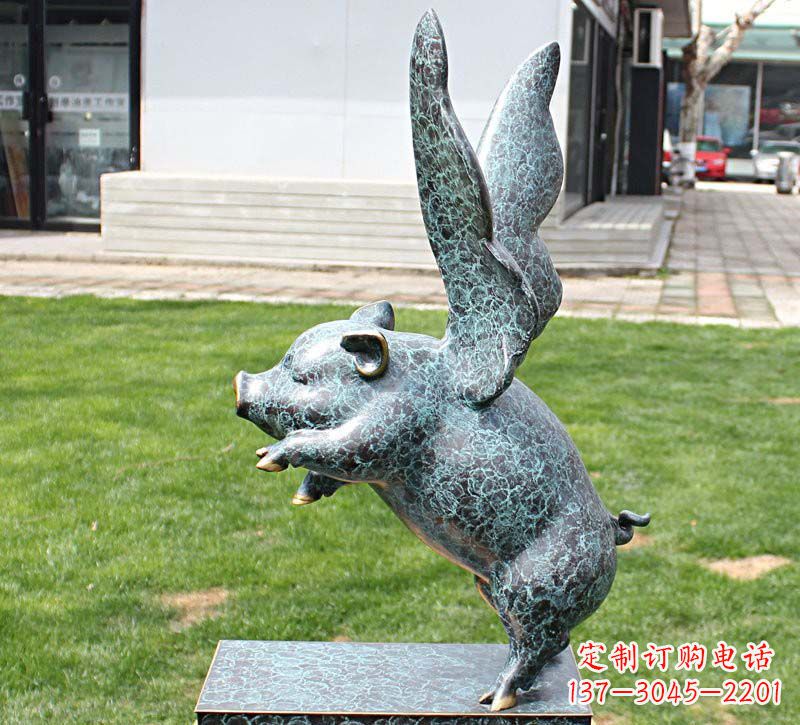 哈尔滨青铜十二生肖动物雕塑