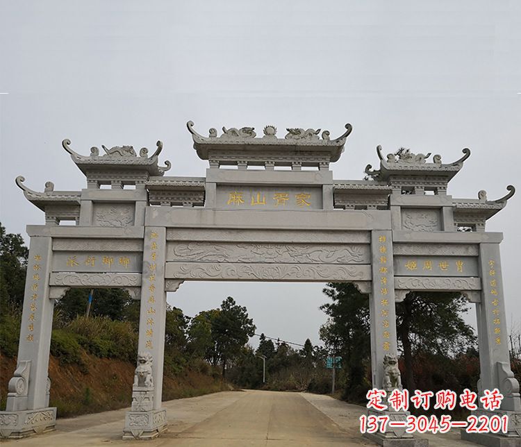 哈尔滨牌坊石雕—精美且经久不衰的传统艺术品