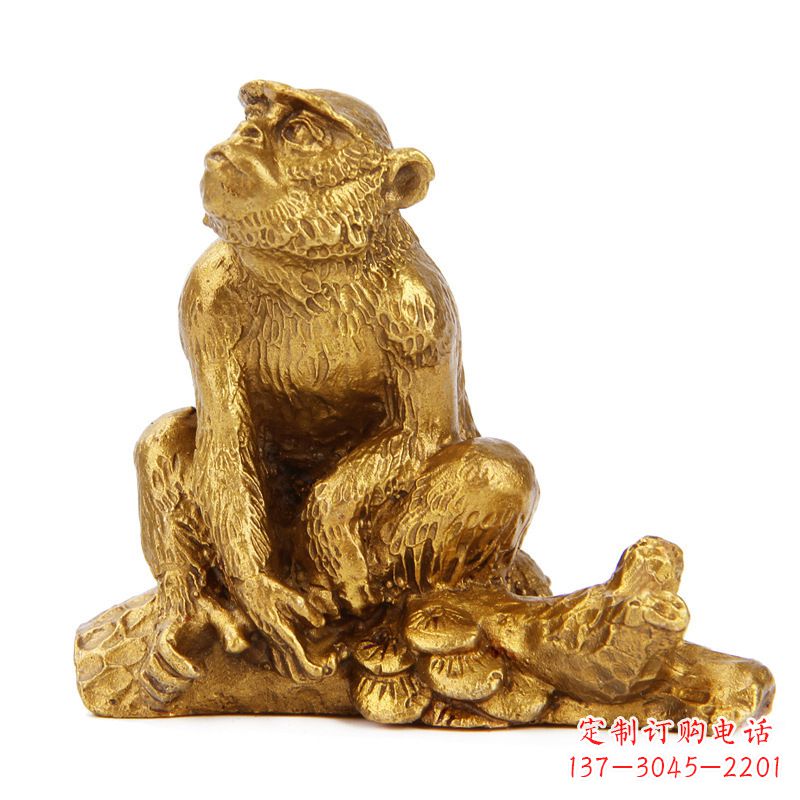 哈尔滨铸铜鎏金动物雕塑,给家居添彩