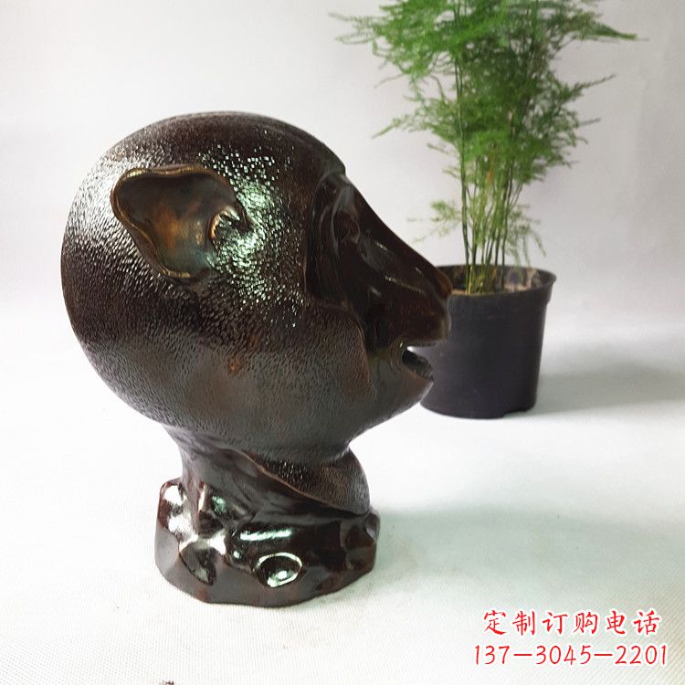哈尔滨中领雕塑:精美艺术品——猴年生肖铜兽雕塑