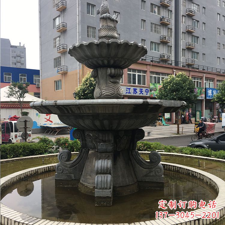哈尔滨石材石雕喷泉:高品质的室外装饰艺术品