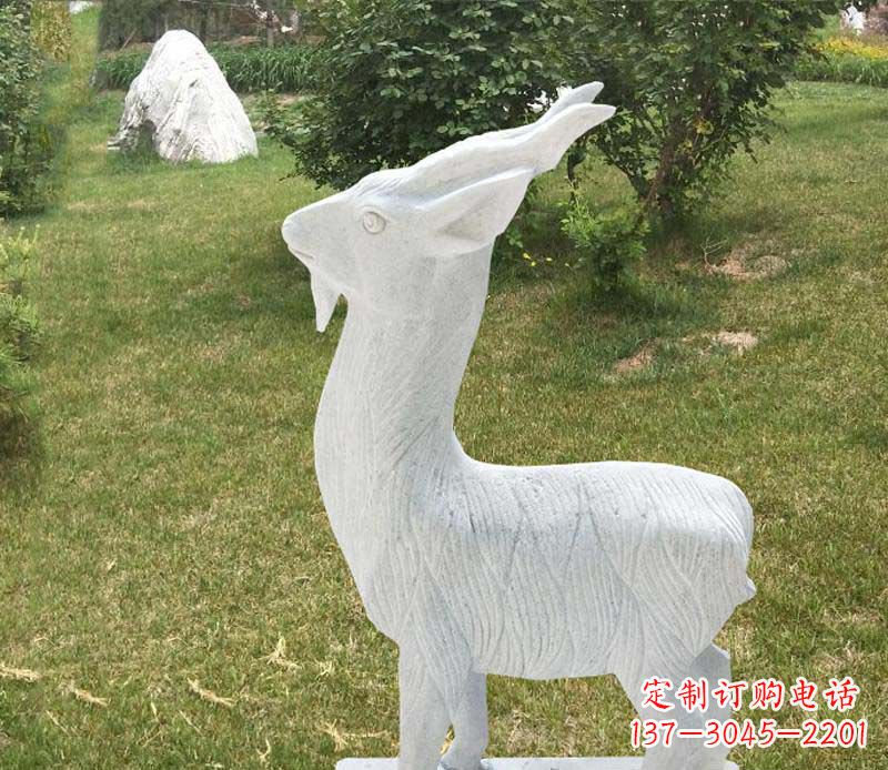 哈尔滨石雕动物羊雕塑
