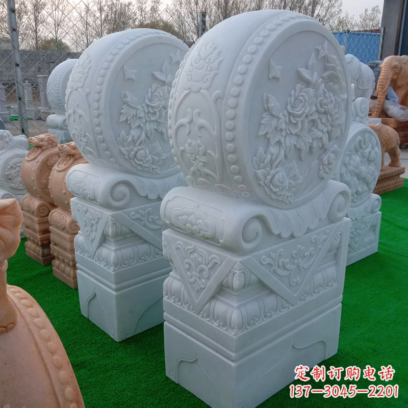 哈尔滨石雕方柱门墩