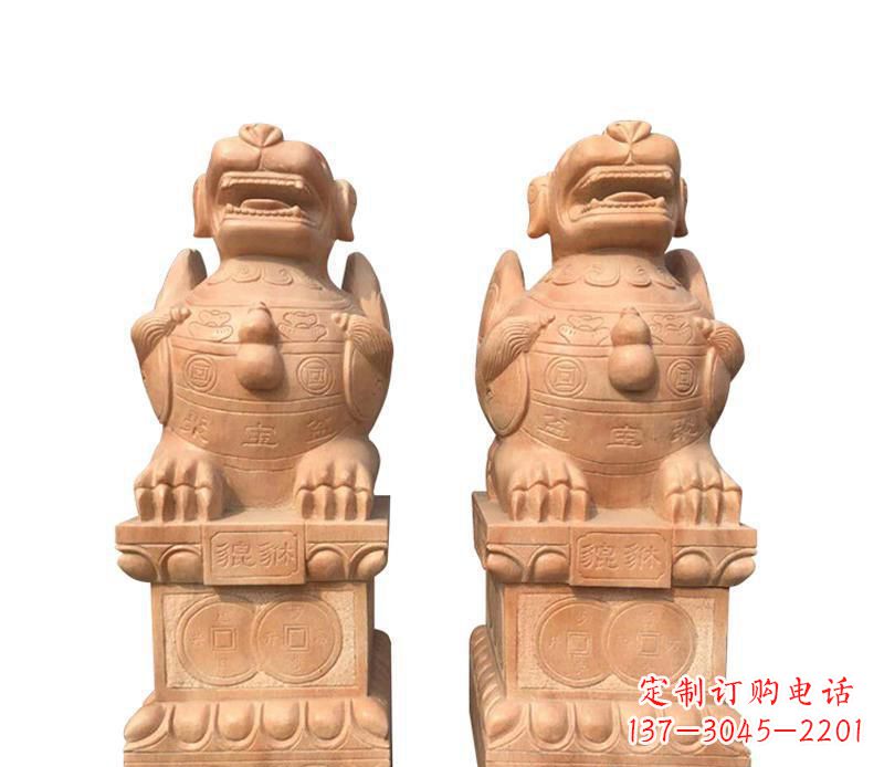哈尔滨精美貔貅雕塑,让太古神兽在家中常伴