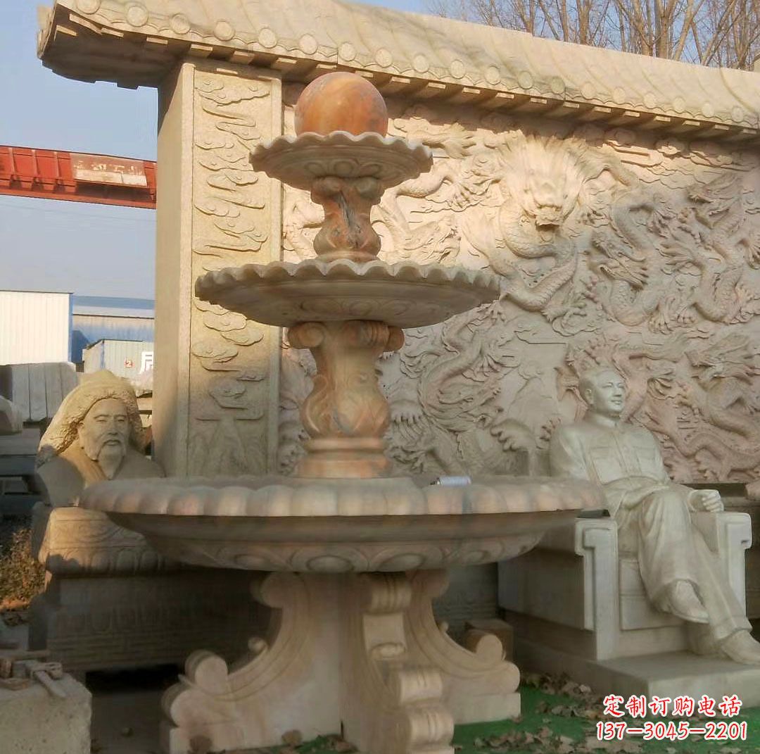 哈尔滨石雕景观喷泉