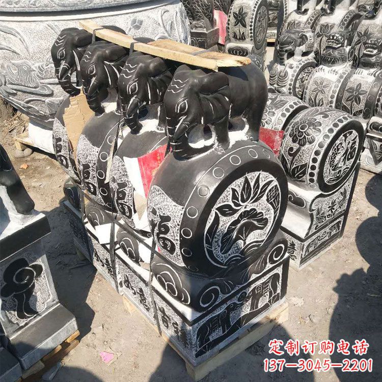 哈尔滨石雕门墩雕凤凰