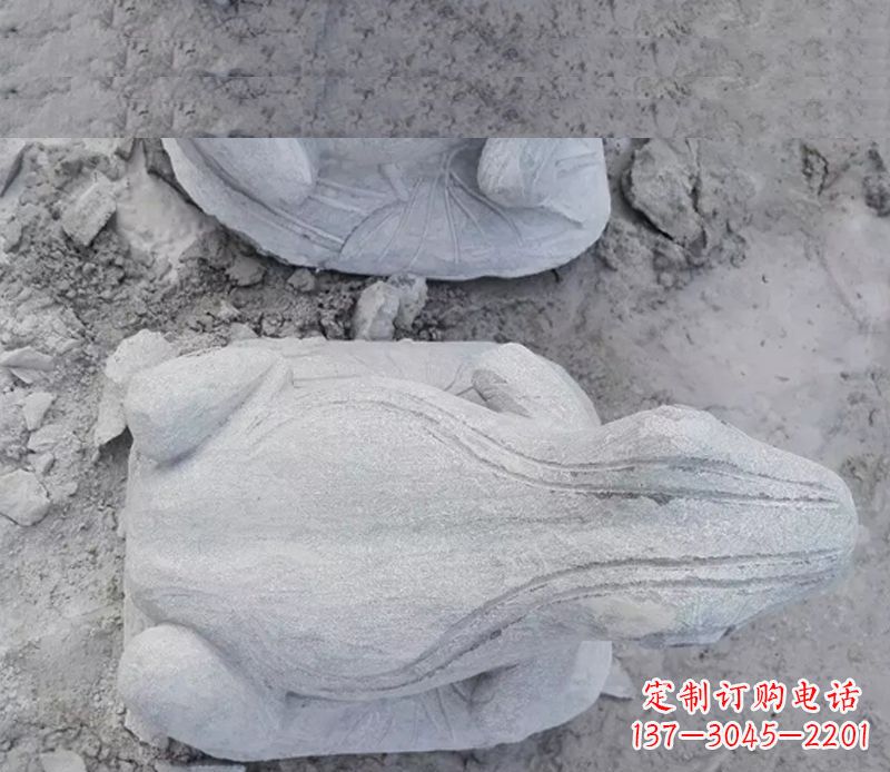 哈尔滨石雕青蛙雕塑