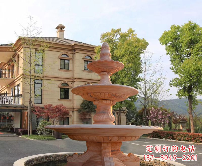 哈尔滨石雕小喷泉