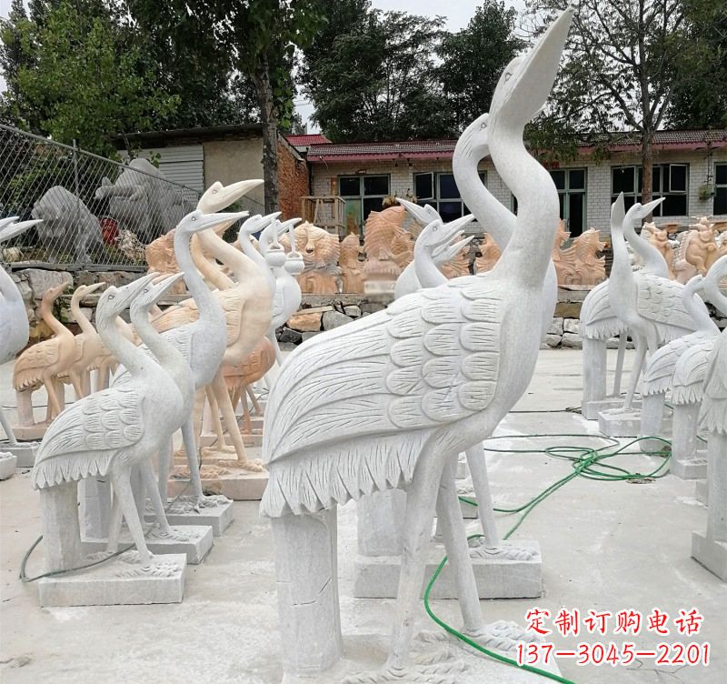 哈尔滨石雕小仙鹤