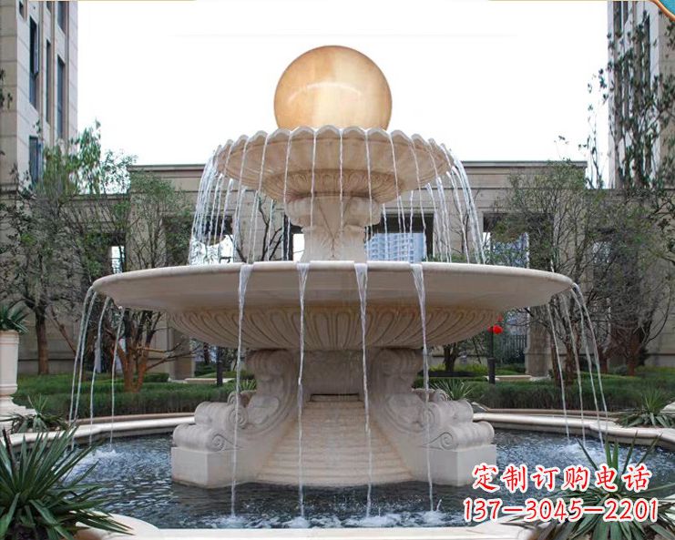哈尔滨石墩喷泉石雕