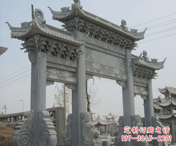 哈尔滨石牌坊与石牌楼