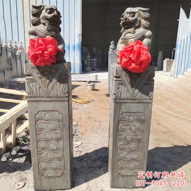 哈尔滨石狮子栓马桩