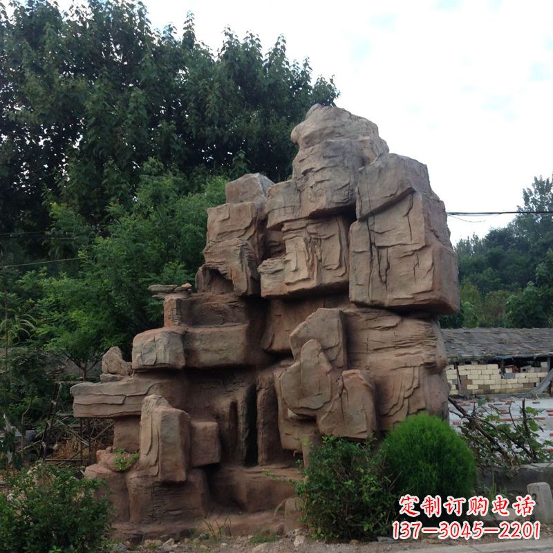 哈尔滨石头(塑石)假山