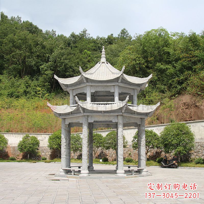 哈尔滨双层庭院石凉亭